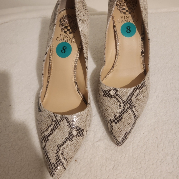 Vince Camuto Snakeskin Patterned Women's Shoes - Never Worn - Picture 1 of 4